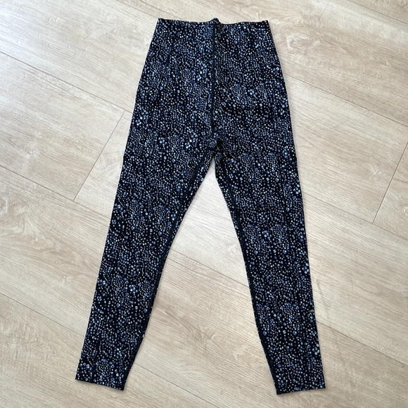 SWEATY BETTY POWER 7/8 HIGH-WAISTED WORKOUT LEGGINGS CELESTIAL DOT PRINT 0588 - Picture 4 of 8